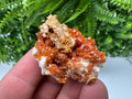 Red Vanadinite on Barite, Morocco Crystal Specimen