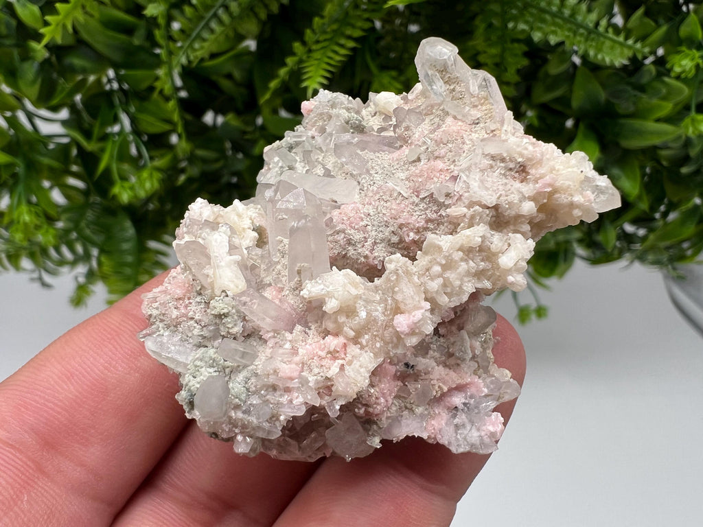 Pink Rhodochrosite Crystal: Starnica Mine, Bulgaria - Home Decor Stone