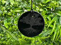 Shungite Tree of Life Pendant: EMF Protection Healing Stone
