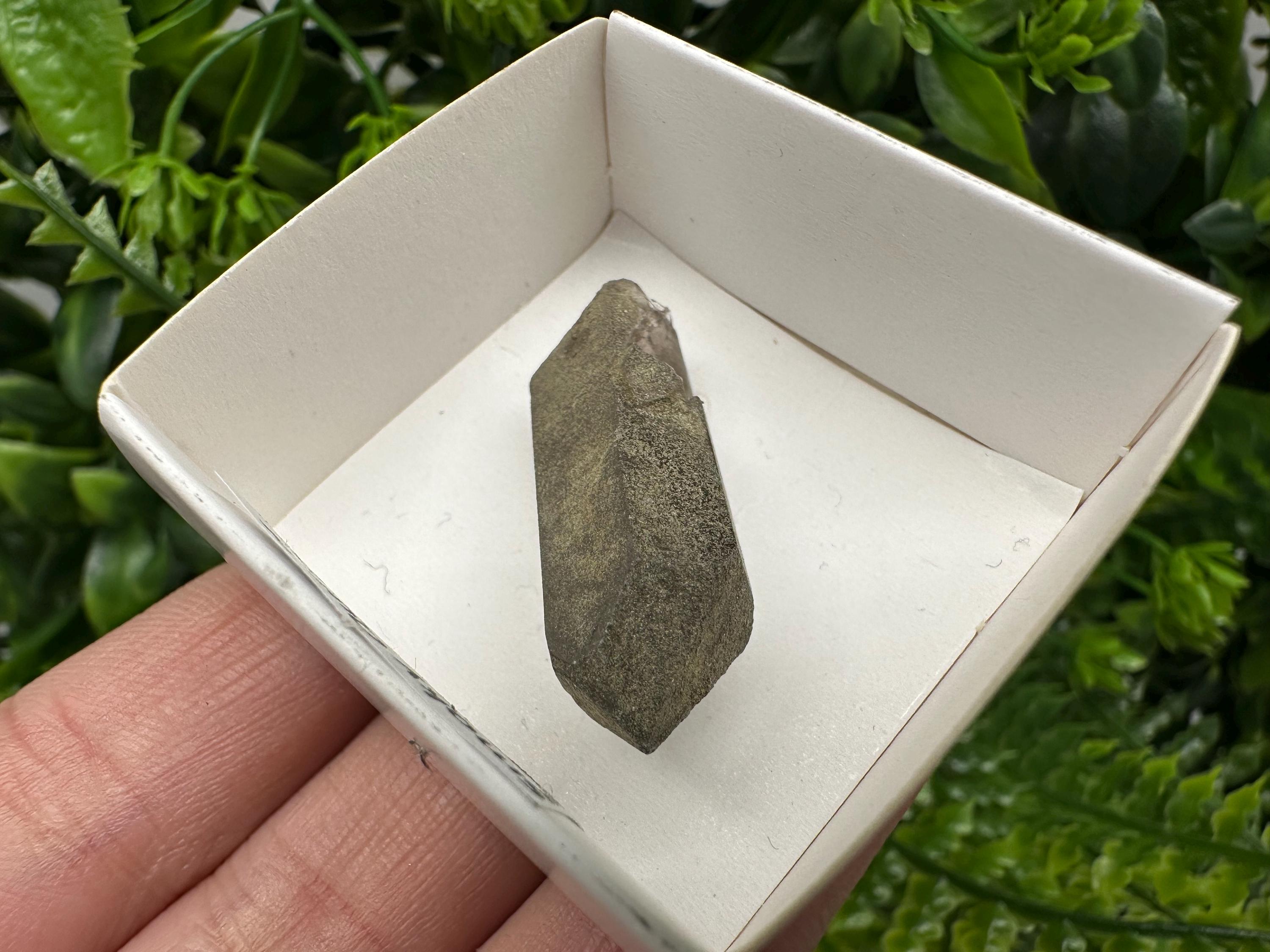 Rare Fedenstock Smoky Quartz Point, Swiss Mineral Specimen (35mm)