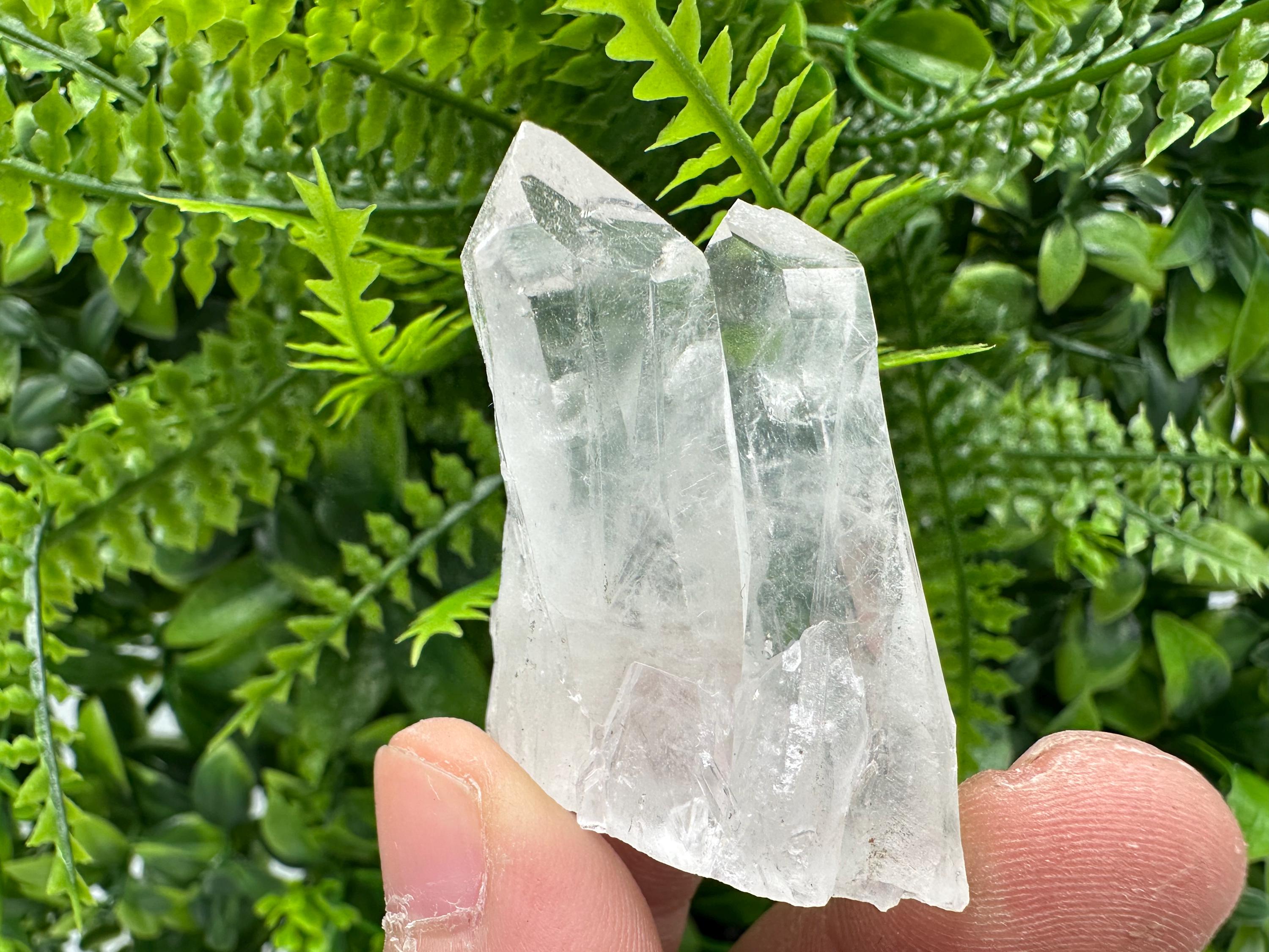 Transparent Quartz Crystal Cluster, Djurcovo Mine, Bulgaria, Rare Mineral Specimen