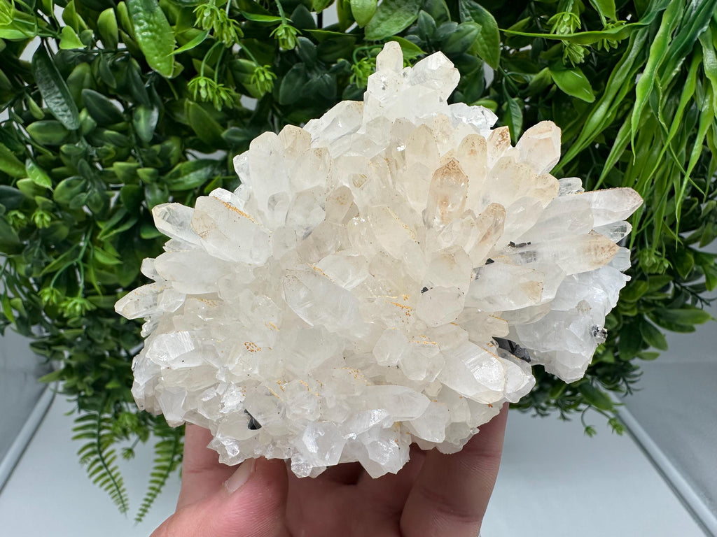 Transparent Quartz whit Siderite 9th September mine Bulgaria natural minerals souvenir crystal stone gift minerals collection rock