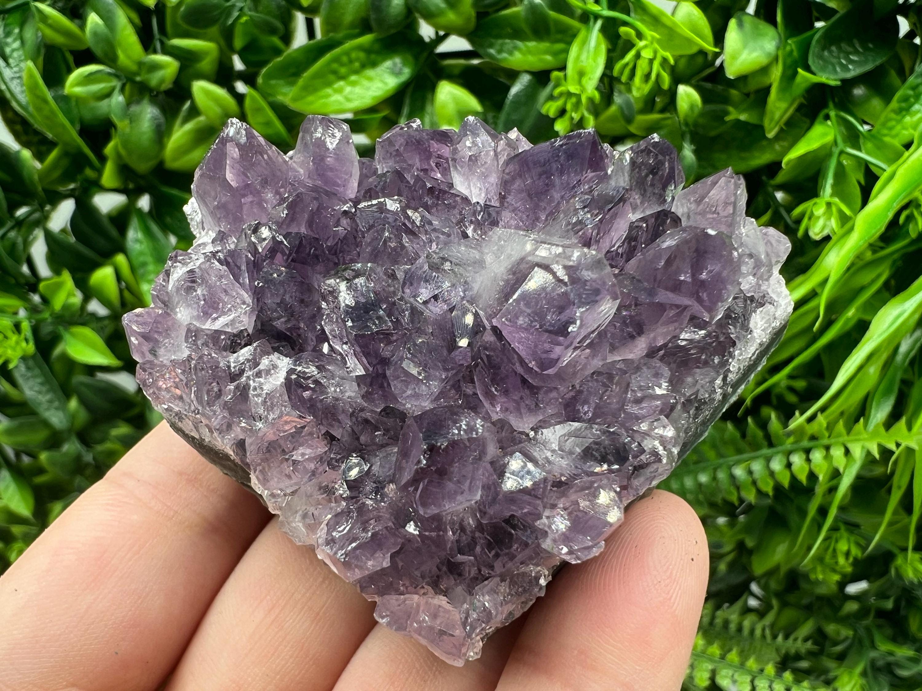 Uruguay Amethyst Crystal: Purple Quartz, Home Decor, Energy Stone