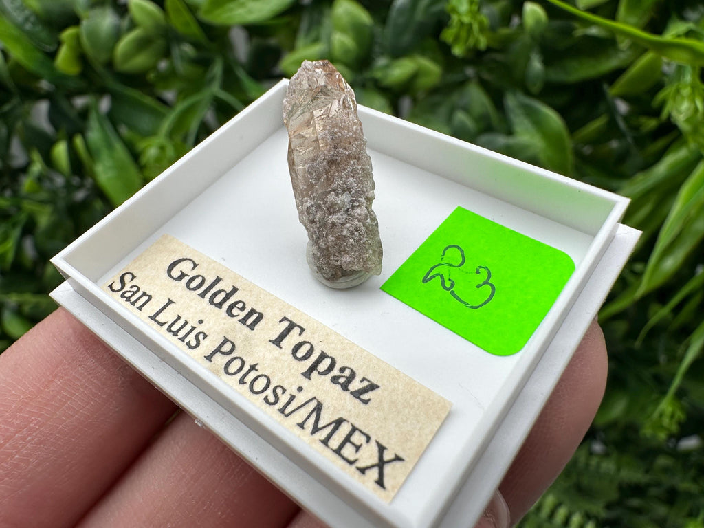 Golden Topaz Crystal, Mineral Specimen from Mexico