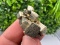 Rainbow Pyrite with Calcite, Natural Crystal Mineral Specimen, Bulgaria