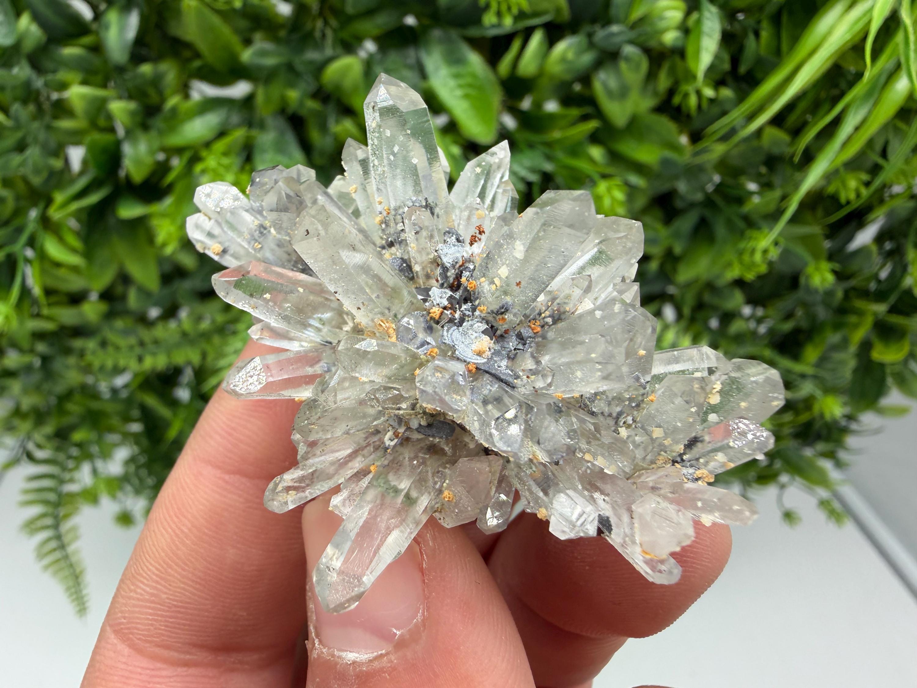 Stunning Transparent Quartz,from Borieva mine,natural collection mineral specimen rare crystal,home decor crystal,quartz cluster,Quartz,gift