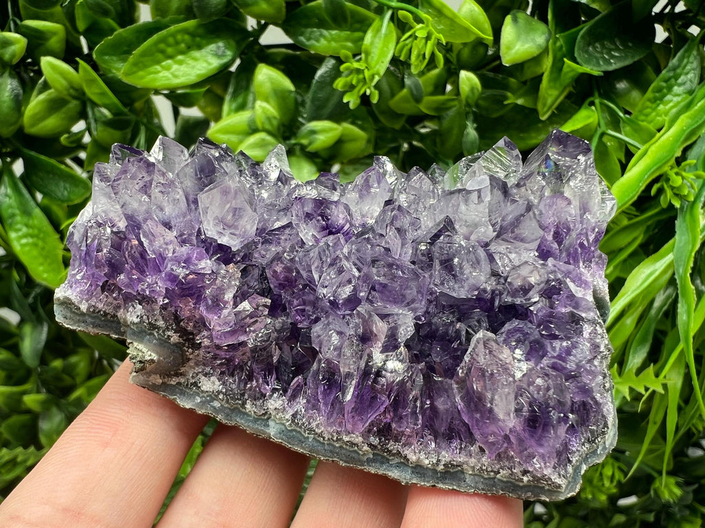 Uruguay Amethyst Crystal Cluster, Purple Quartz, Home Decor