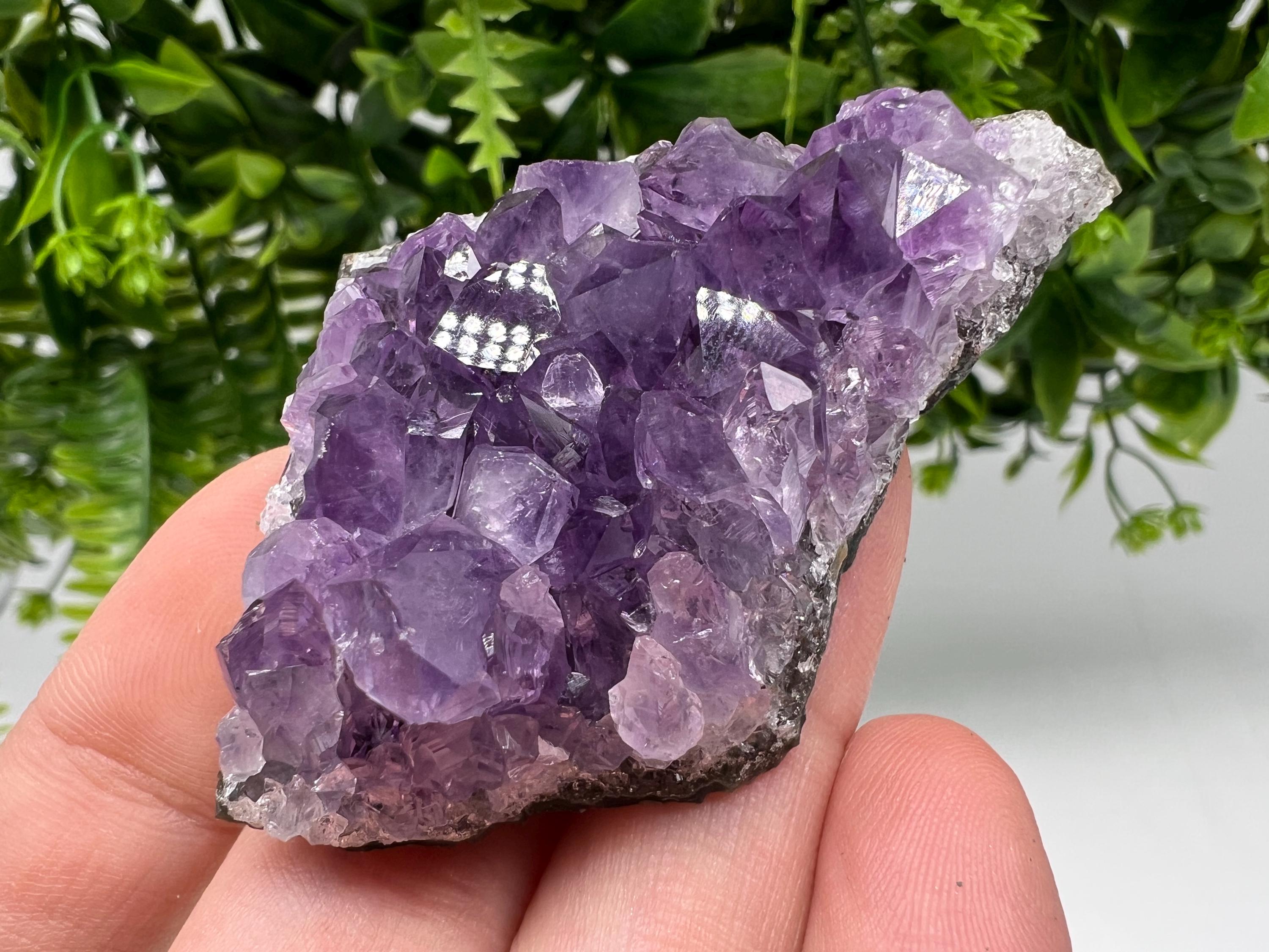 Purple Amethyst Crystal Cluster from Uruguay, Home Decor, 48 grams