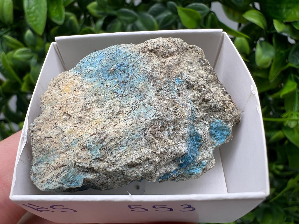 Rare Raw Aerinite Mineral Specimen: Lleida, Spain (4.5/3.5 CM)