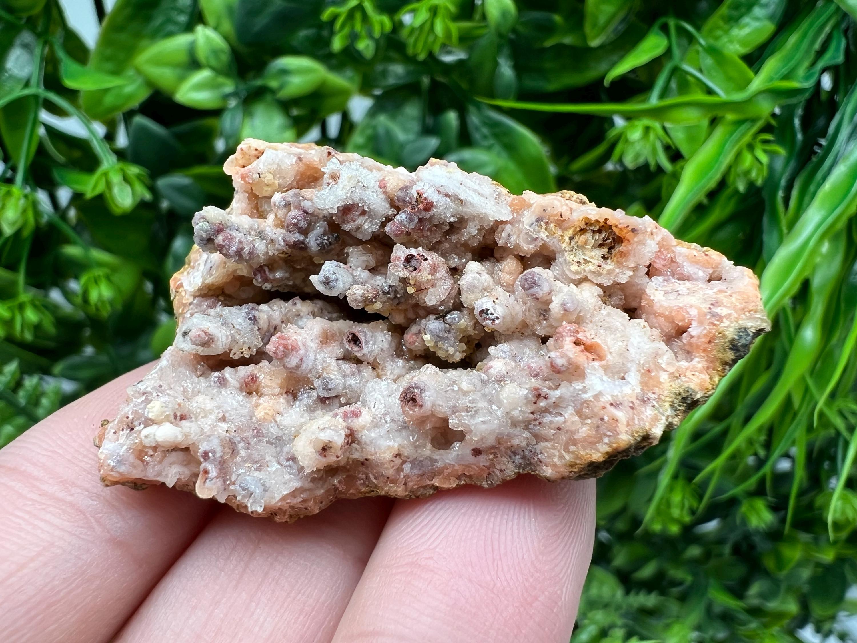 Moroccan Red Chalcedony Crystal Specimen: Rare Mineral Gift
