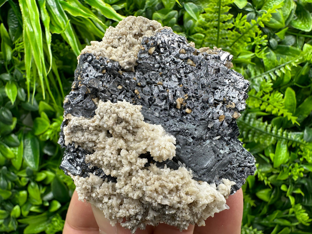 Galena with Dolomite, Rare Morphology Mineral Specimen