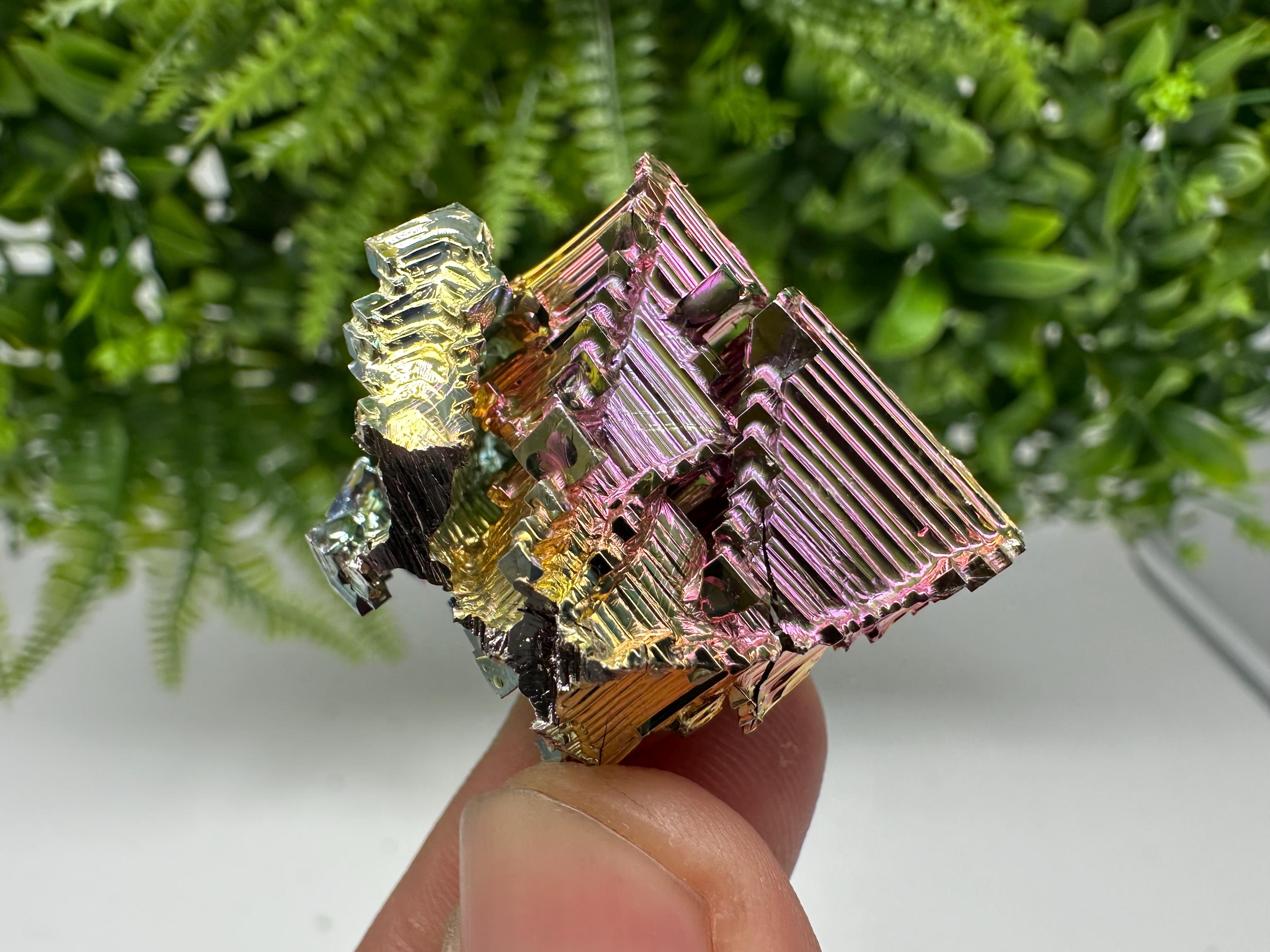 Rainbow Bismuth Crystal: Rare Gemstone Specimen,wholesale Bismuth