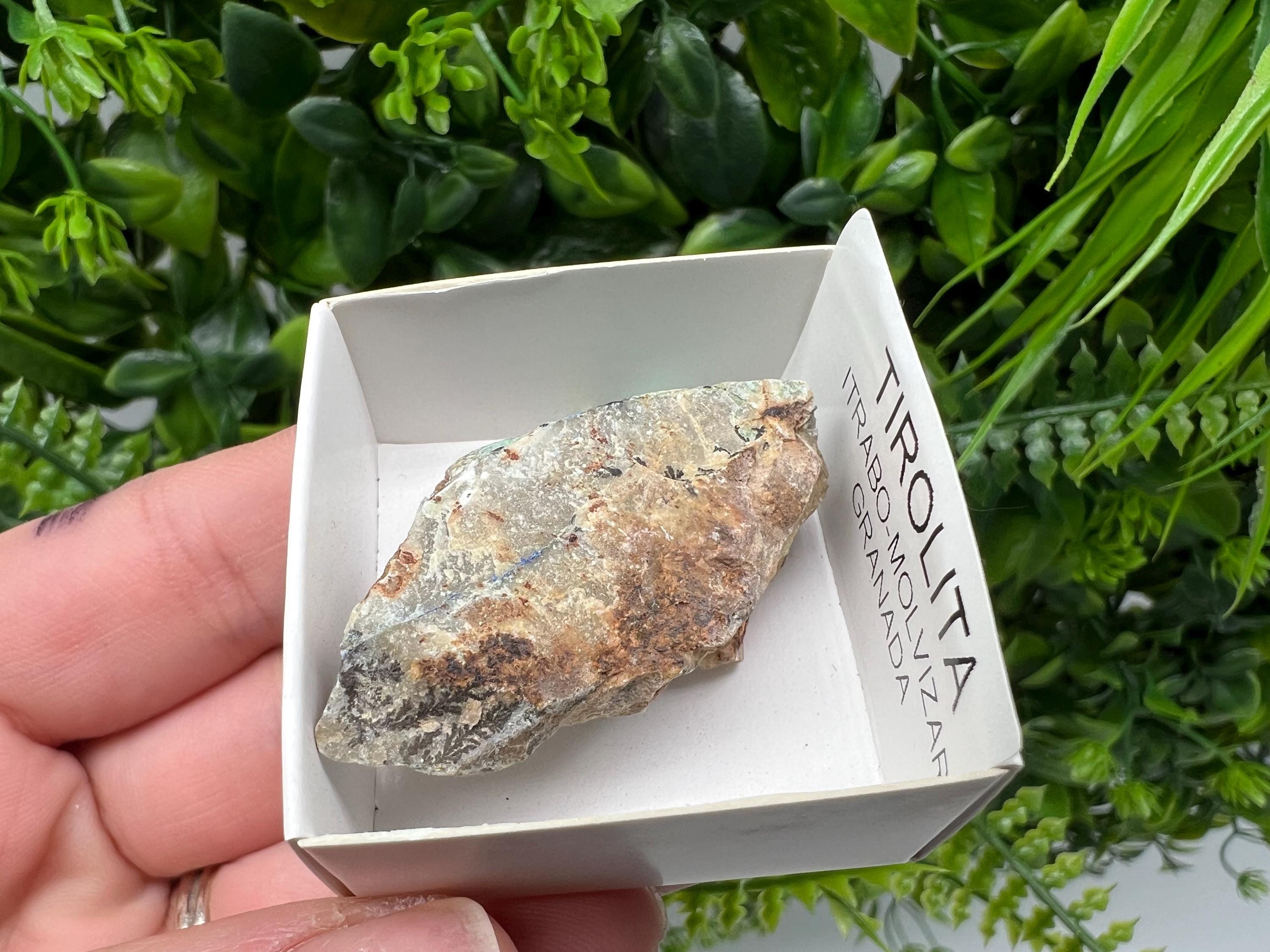 Rare Raw Tirolite Specimen: Granada Spain Mineral Collection