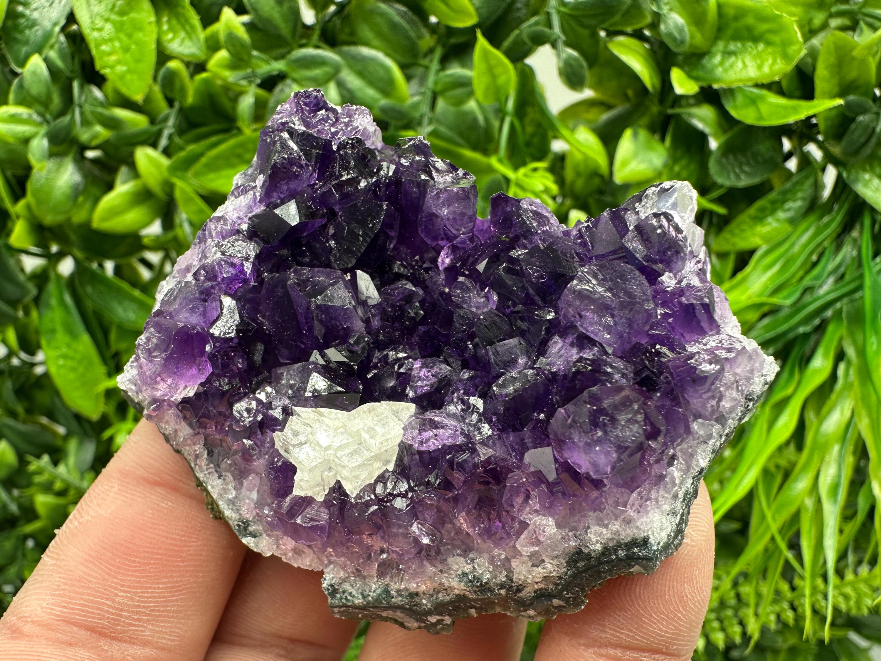 Purple Amethyst Crystal Cluster, Uruguay Home Decor, Energy Crystal
