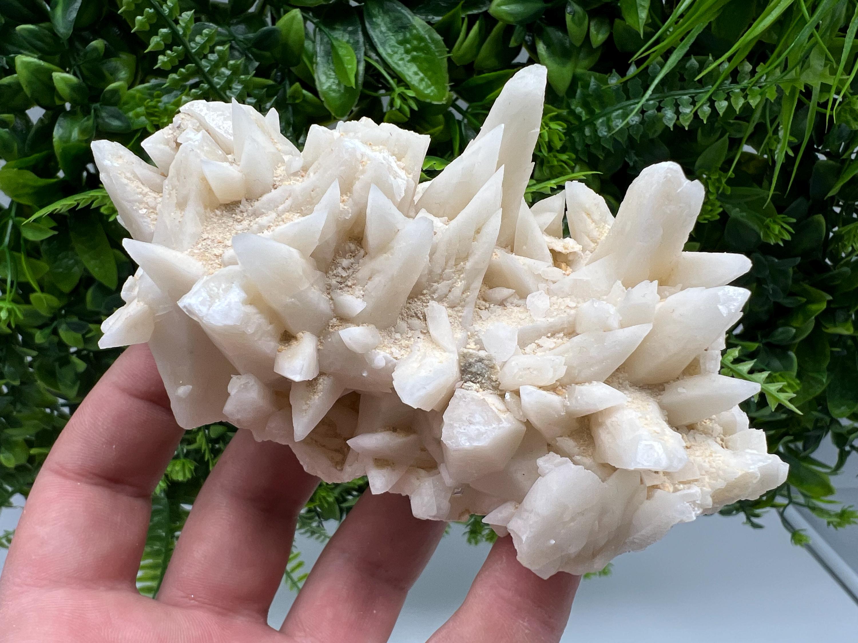 Calcite on Aragonite: Rare Healing Crystal from Bulgaria