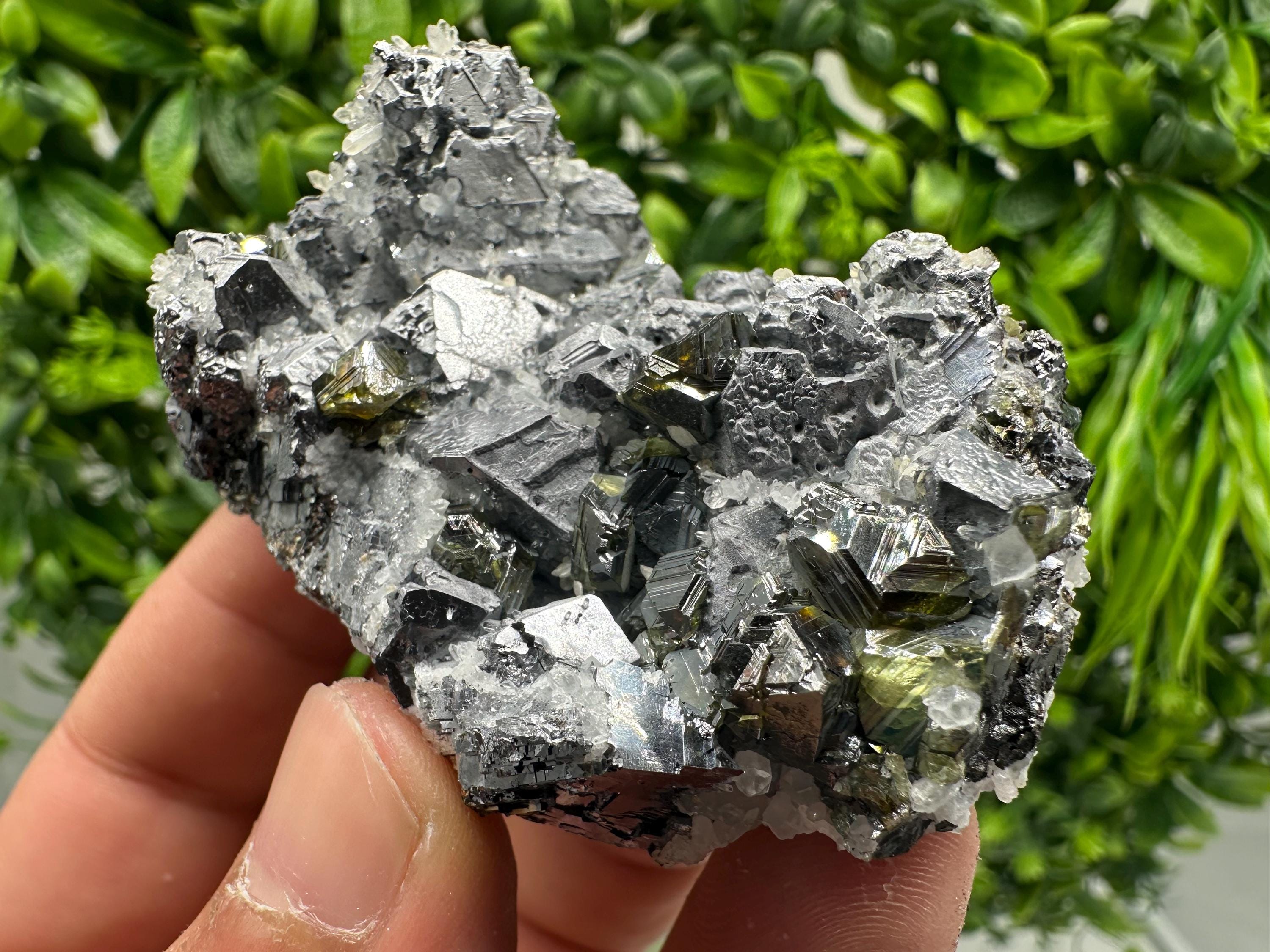 Rare Galena Sphalerite Pyrite Mineral Specimen: Krushev Dol Mine, Bulgaria
