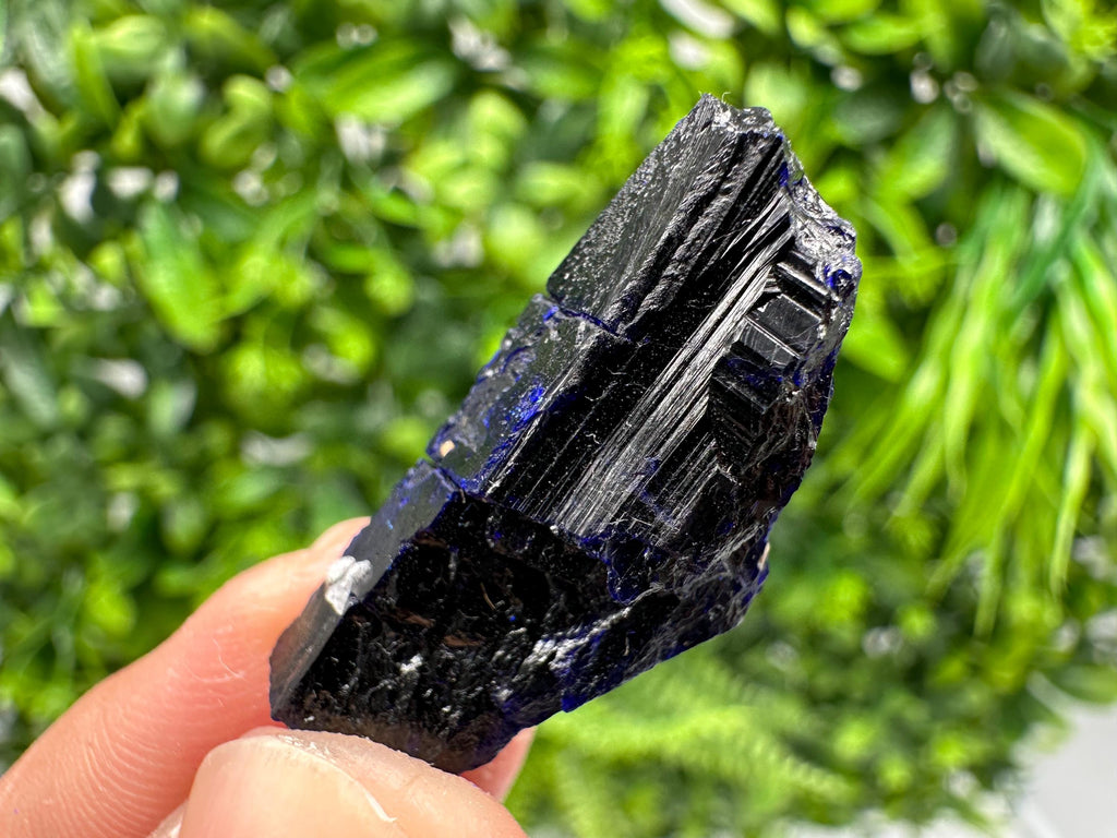 Crystallized Azurite-Kerrouchen,Morocco-Blue Azurite Specimen-High Quality Blue Azurite-Azurite Mineral Specimen, gemmy,lustrous of Azurite