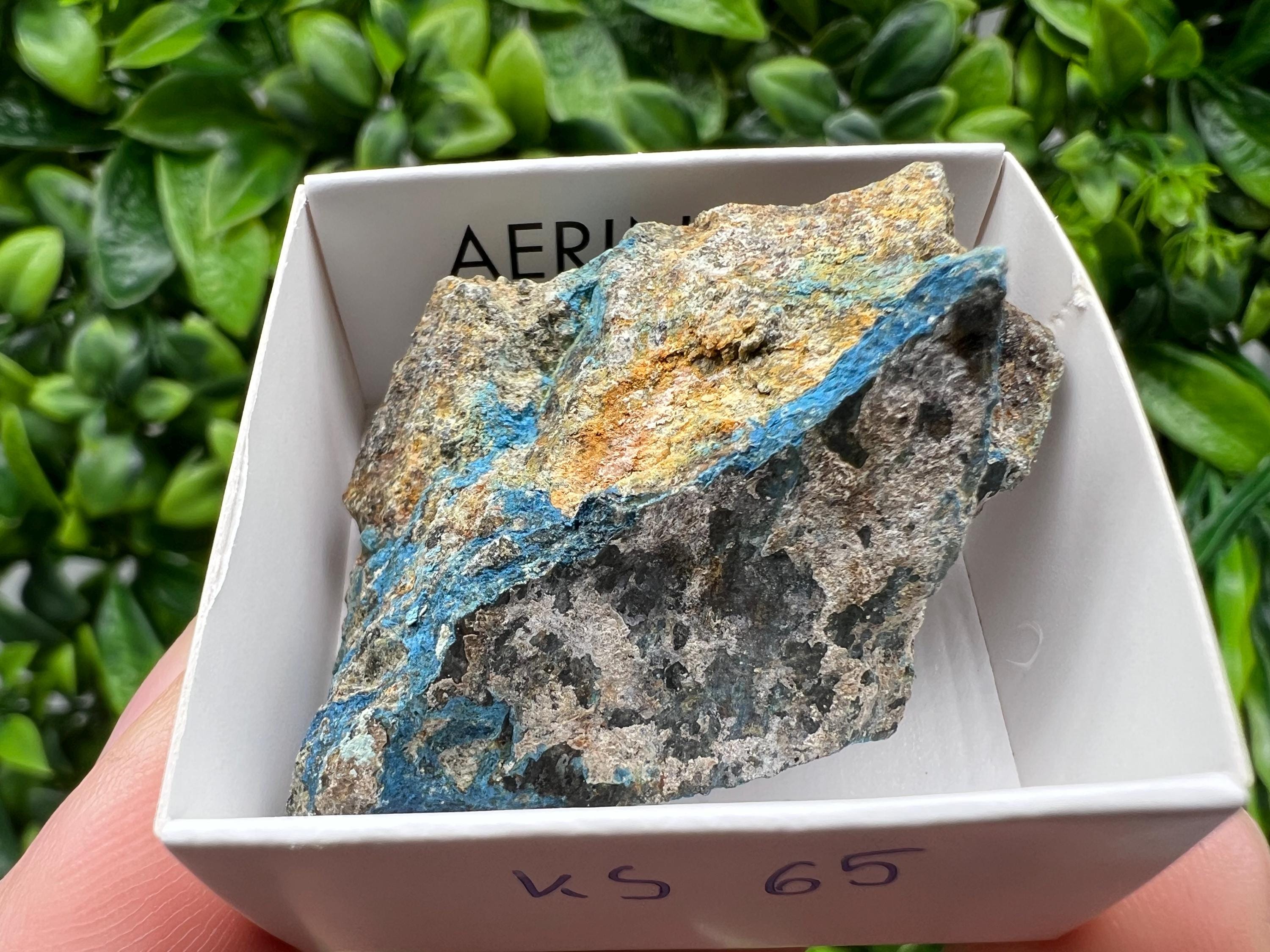 Rare Raw Aerinite Mineral Specimen: Lleida, Spain Crystal (4/3.5 CM)