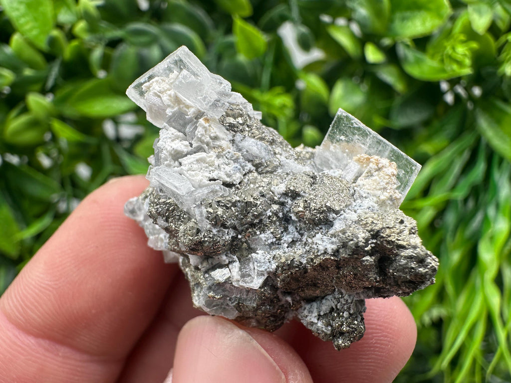 Barite Marcasite Cluster on Chalcedony - Androvo Mine, Bulgaria