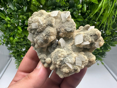 Calcite on Aragonite Mineral Specimen: Borieva Mine, Bulgaria