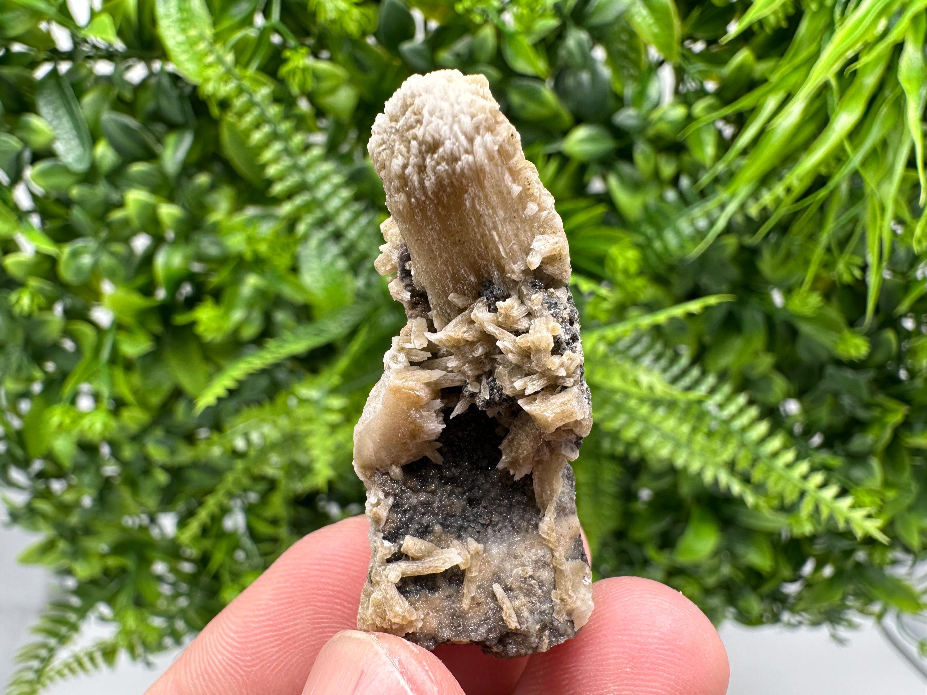 Bulgarian Calcite Cluster: Natural Mineral Specimen, Home Decor Stone