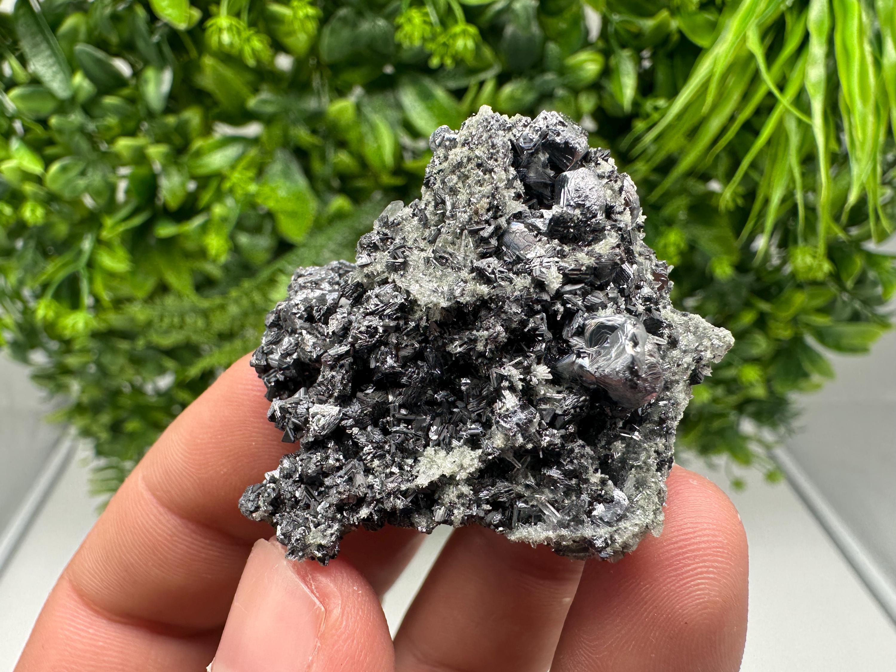 Collected Skeletal GALENA,Sphalerite,Quartz,Calcite from Krushev dol mine,Madan,Bulgaria,natural,collectible mineral specimen home decor