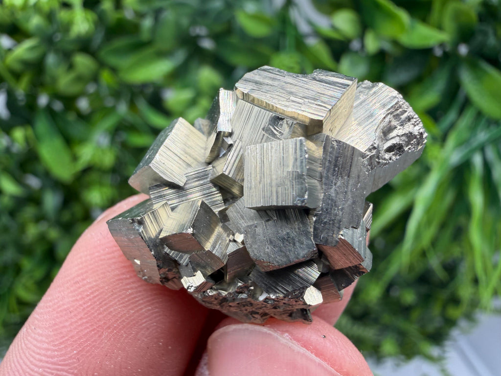 Rare Floating Pyrite Cluster, Fool’s Gold Crystal Decor