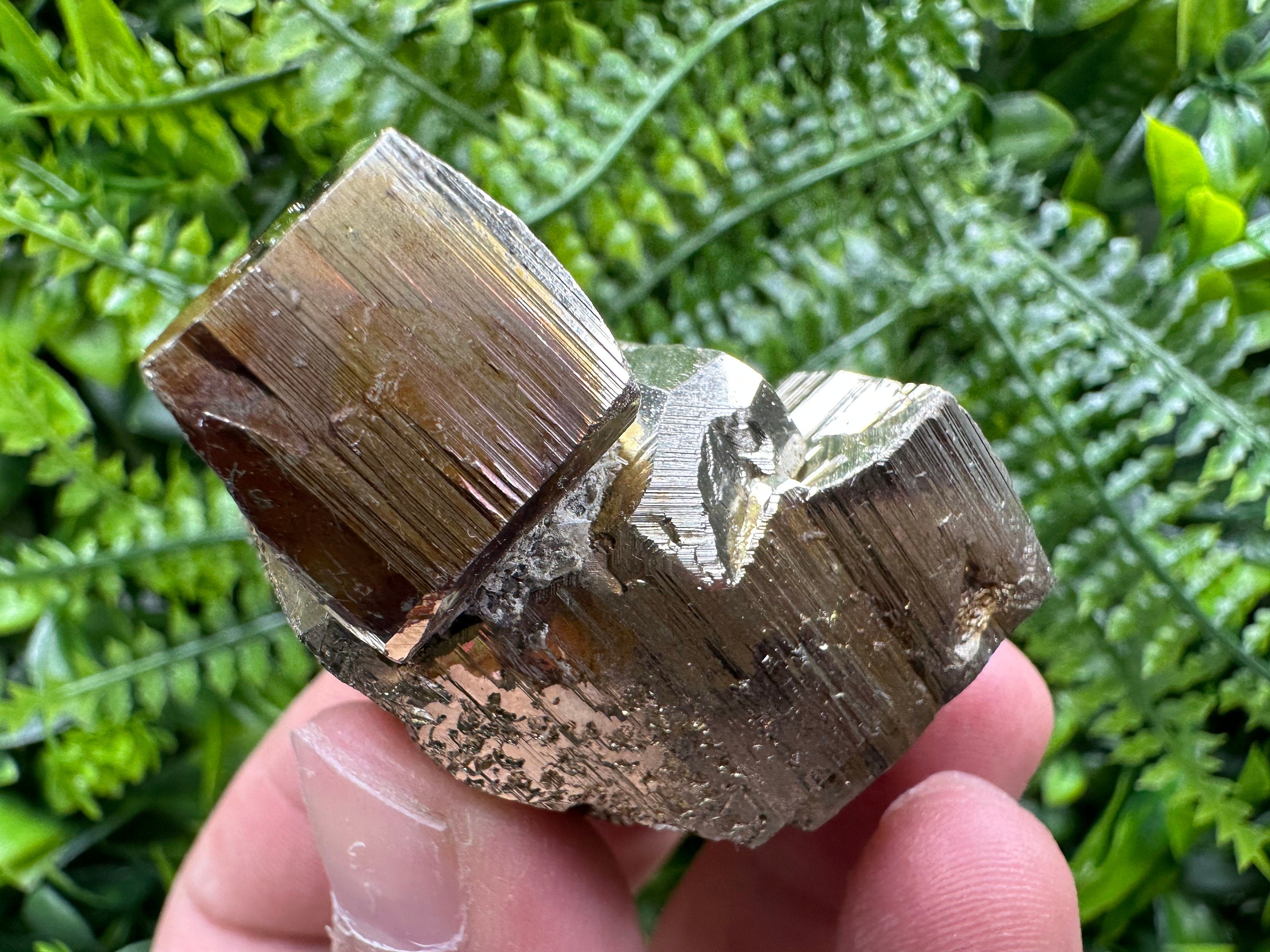 Natural Pyrite Crystal: Shiny Fool's Gold Mineral Souvenir