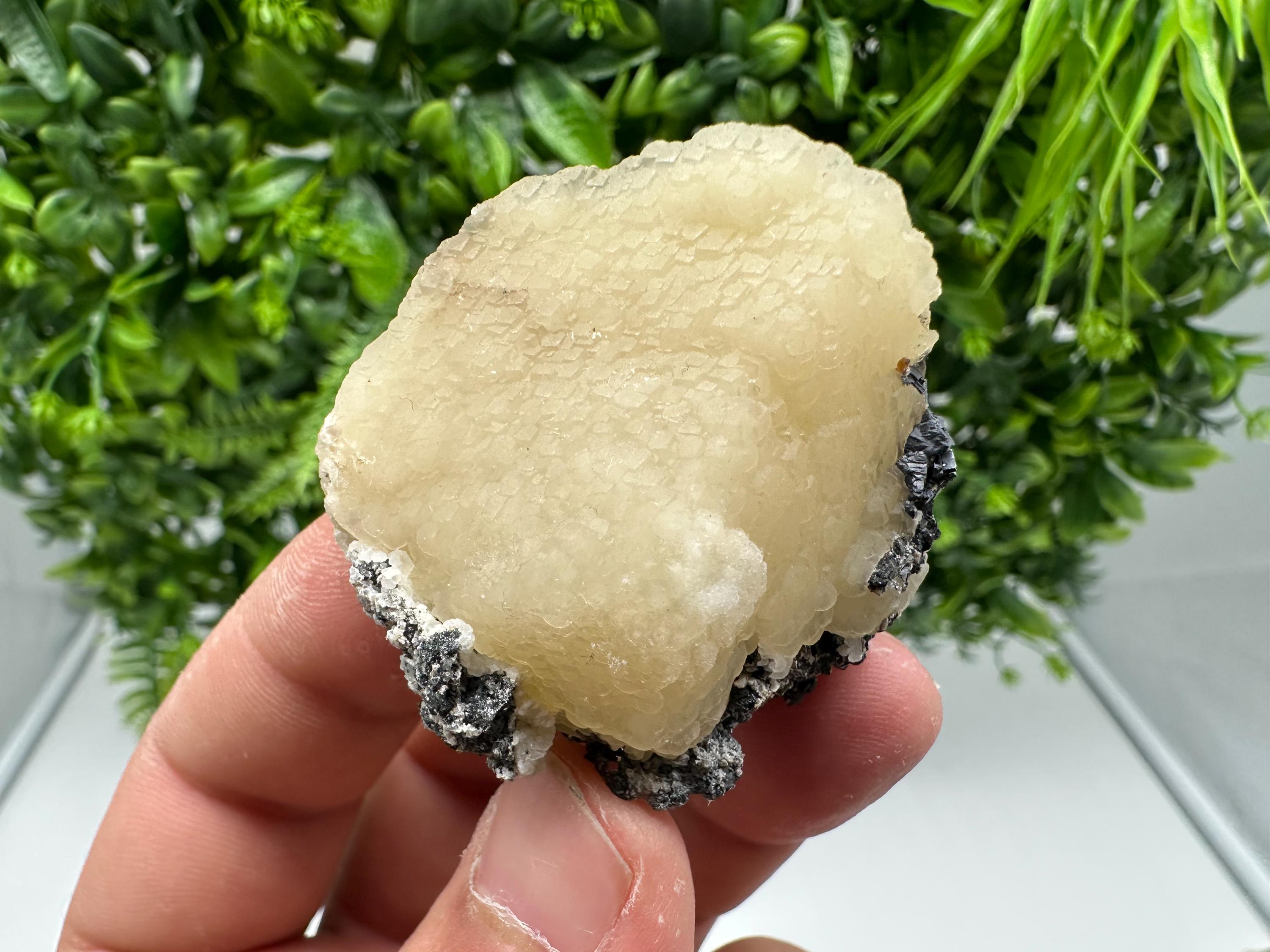 Wonderful and Rare Calcite on Matrix,from 9th September mine,Bulgaria,natural minerals souvenir,gift,home decor,collection Calcite cluster