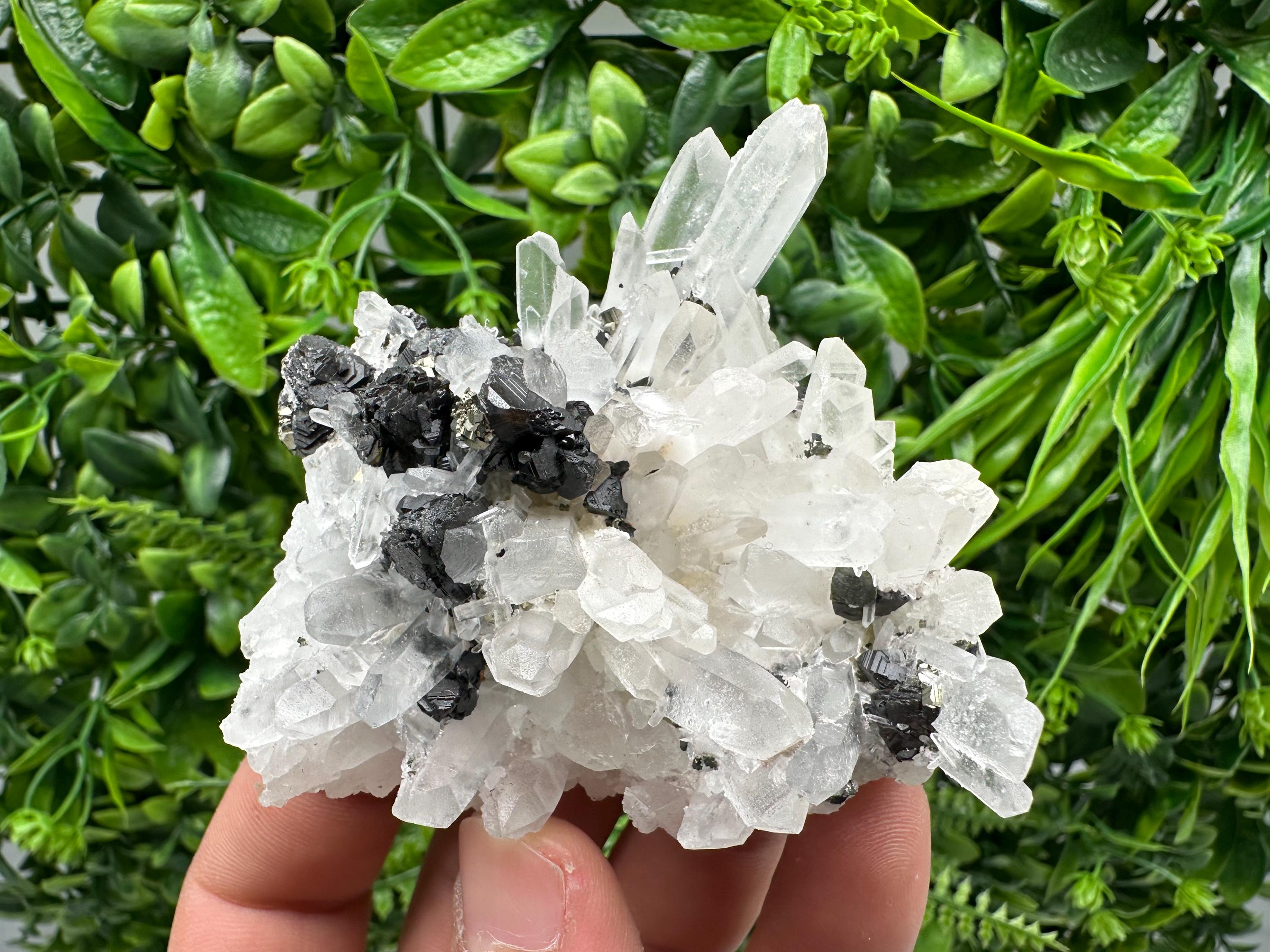 Quartz Sphalerite Pyrite Mineral Specimen, Madan Bulgaria