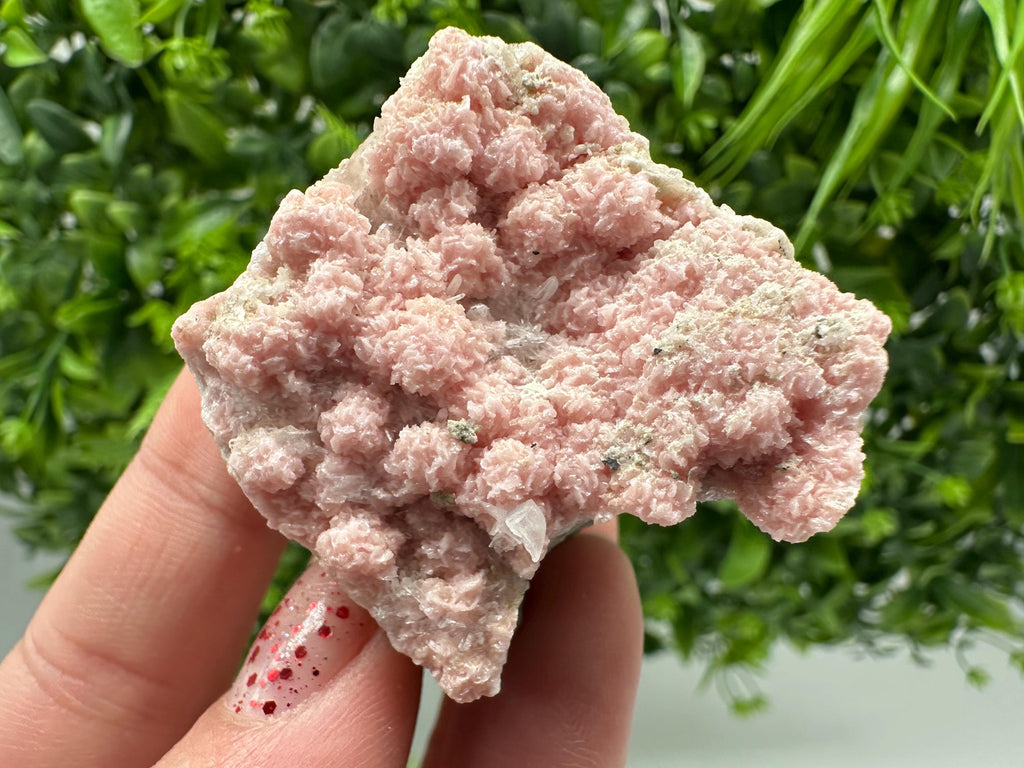 Pink Rhodochrosite Crystal: Starnica Mine, Bulgaria, Home Decor