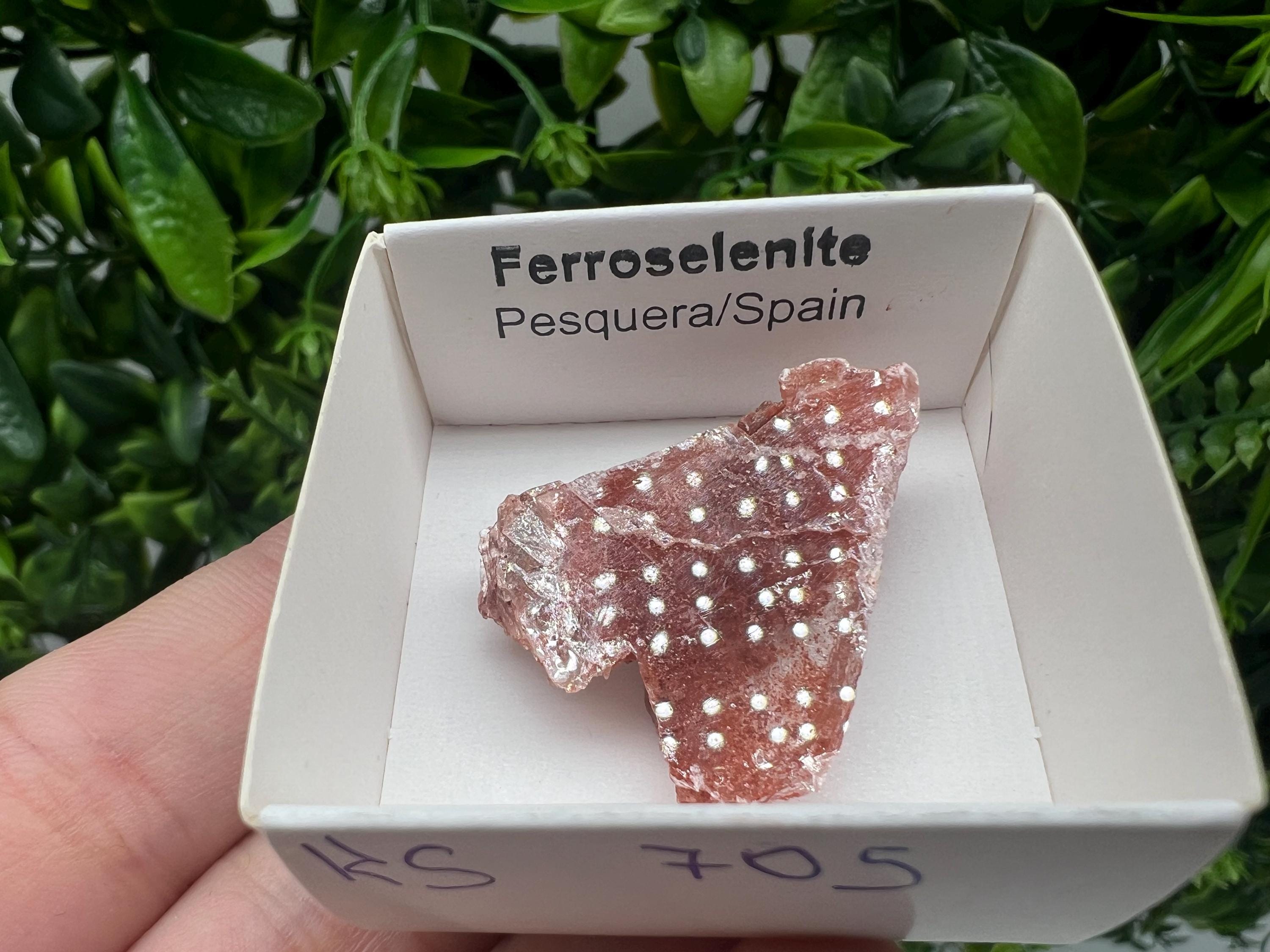 Rare Ferroselenite Crystal Specimen: La Pesquera, Spain (3/3 cm