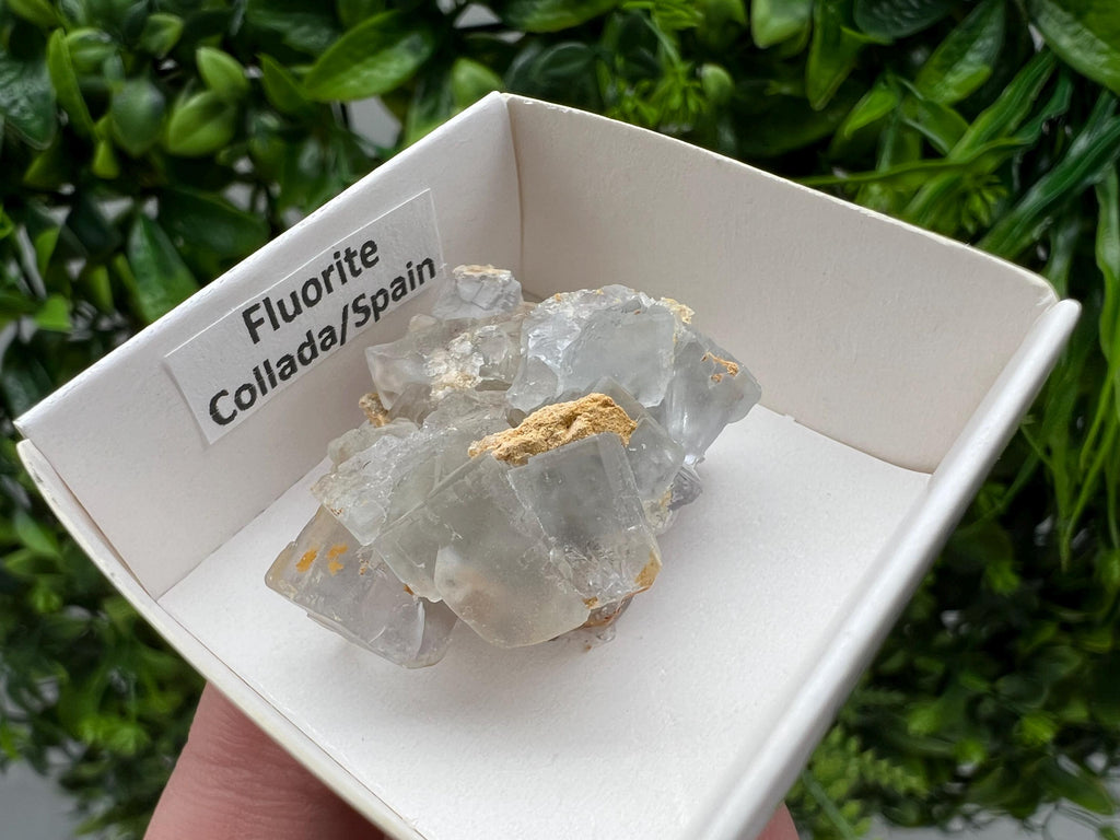 Raw Green Fluorite Cluster, Vintage Meditation Stone