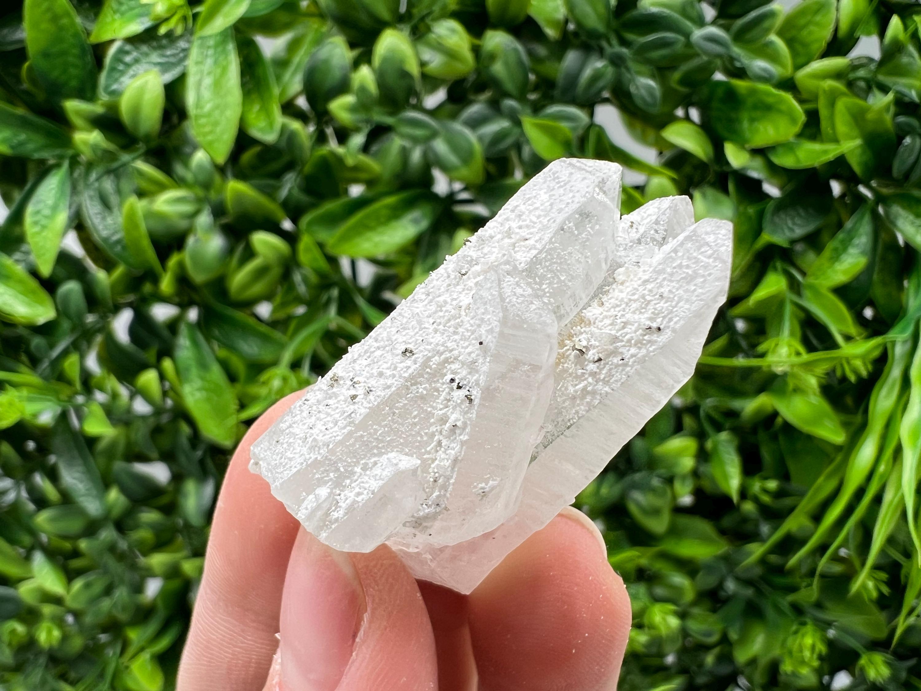 Transparent Quartz with Pyrite, Krushev Dol Mine, Bulgaria