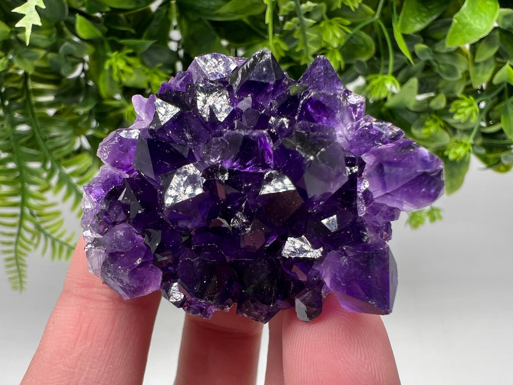 Uruguay Amethyst Crystal: Purple Quartz Home Decor, Energy Stone