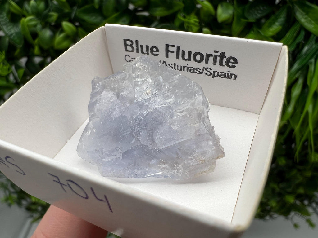 Blue Fluorite Mineral Specimen: Spanish Crystal Collection (3/3 cm