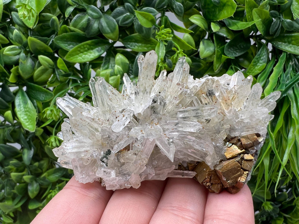 Stunning Pyrite on Quartz,Calcite from Borieva mine,Madan,Bulgaria,natural,collectible mineral specimen,home decor stone,collection crystal