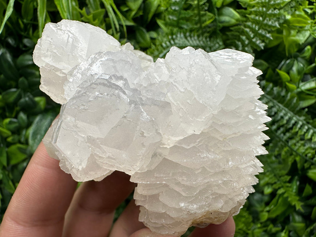 Fluorescent Mangano Calcite with Quartz, Rhodopes Bulgaria