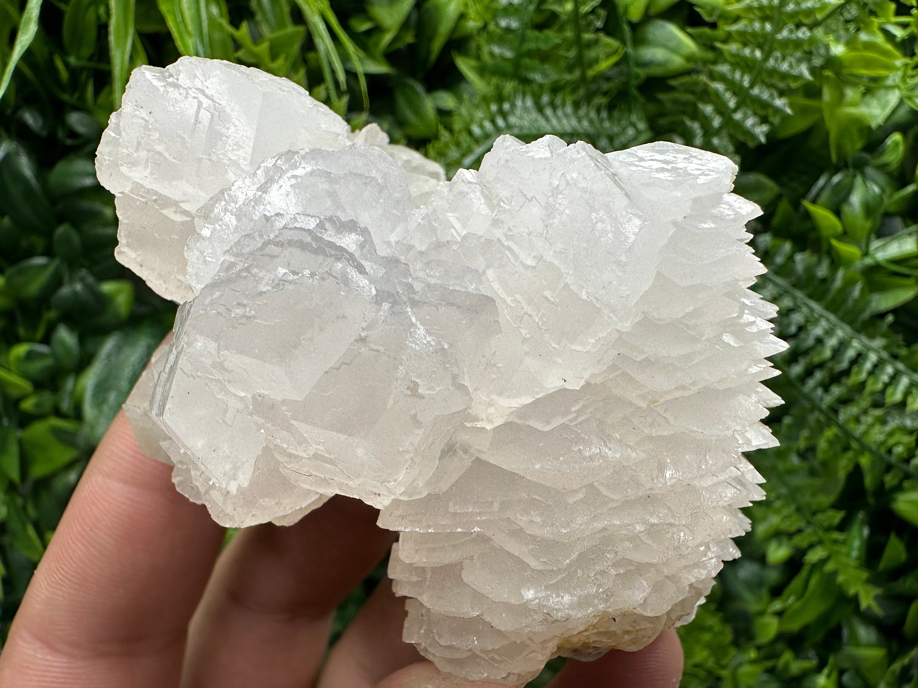 Fluorescent Mangano Calcite with Quartz, Rhodopes Bulgaria