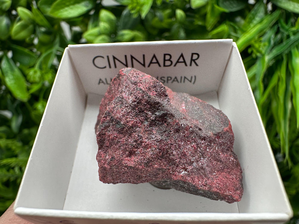 Red Cinnabar Crystal Specimen: Almaden Mines, Spain - Chakra Stone