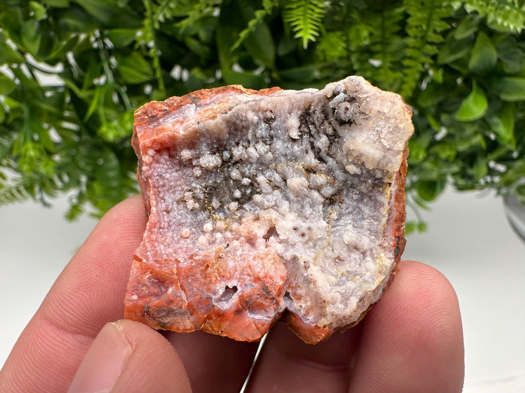 Red Chalcedony Crystal, Morocco Mineral Specimen, Souvenir Gift