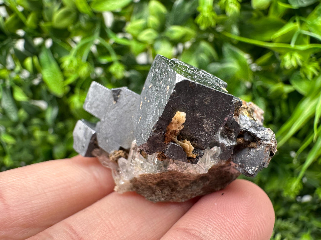 Stunning Galena,Sphalerite on Quartz whit Siderite from 9 th September mine,Madan,Bulgaria,Natural,collectible mineral specimen,home decor