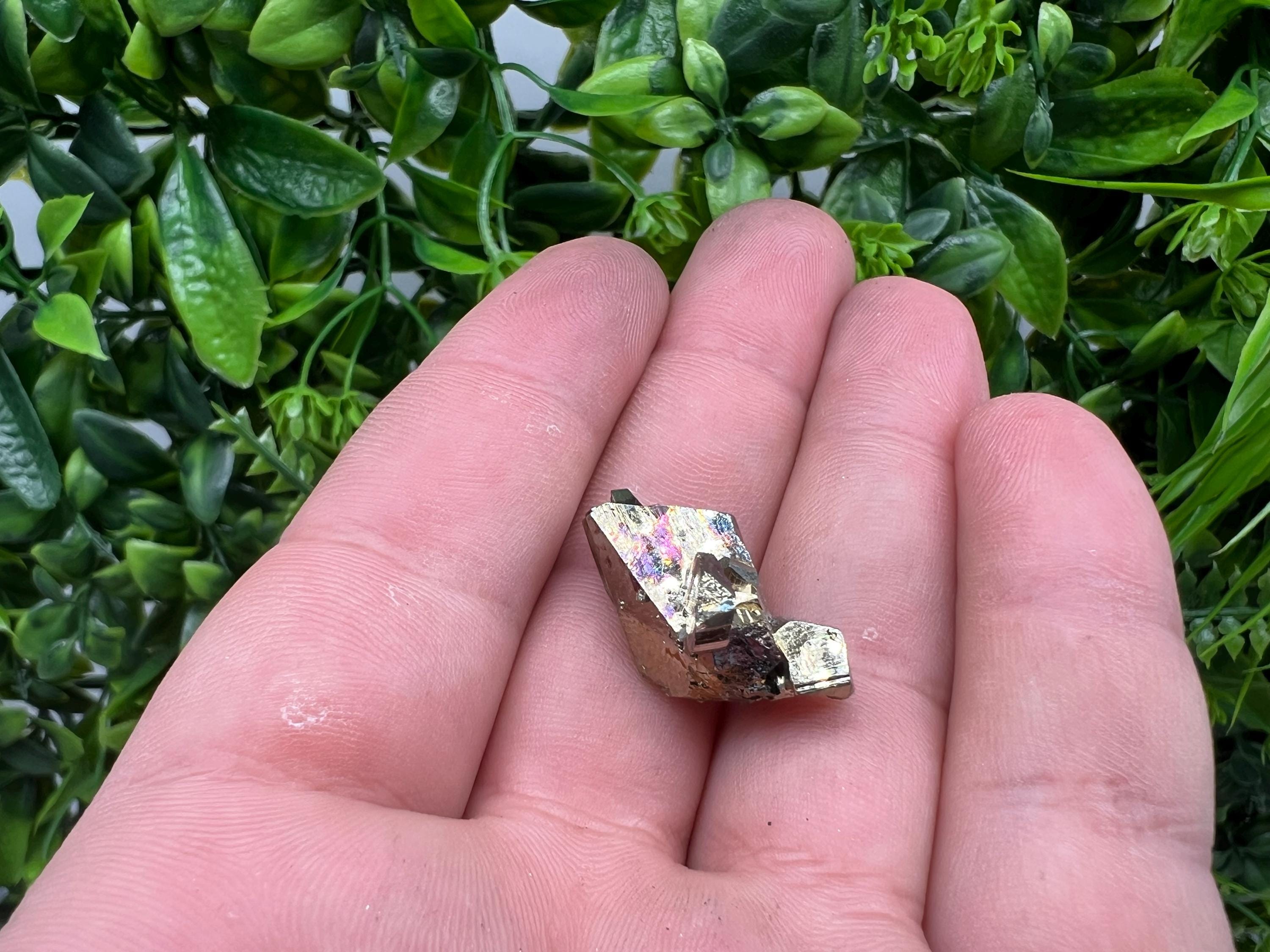 Rare Mini Pyrite Cluster, Crystallization Mineral Specimen