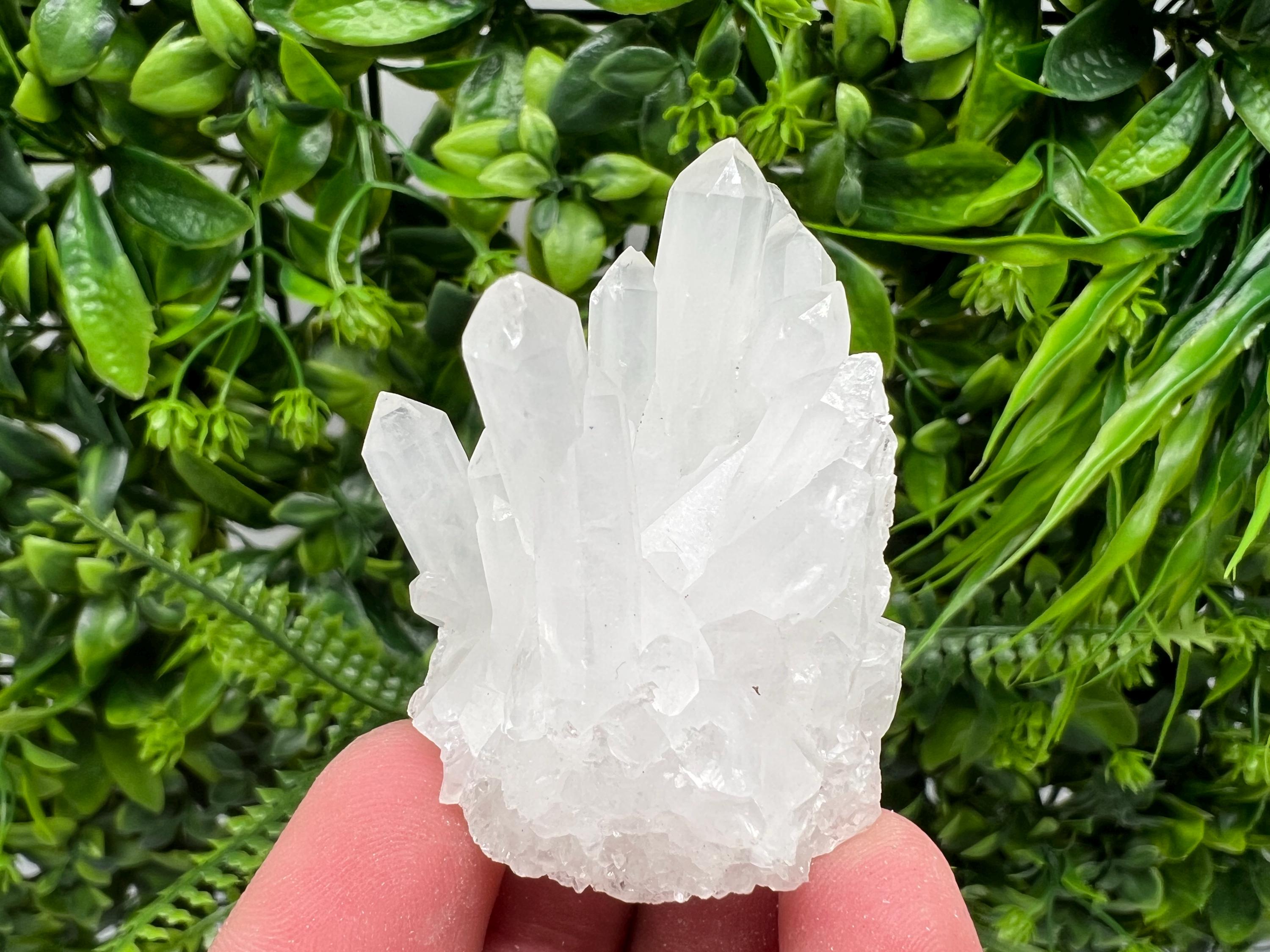 Transparent Quartz Cluster, Djurcovo Mine, Bulgaria, Mineral Specimen