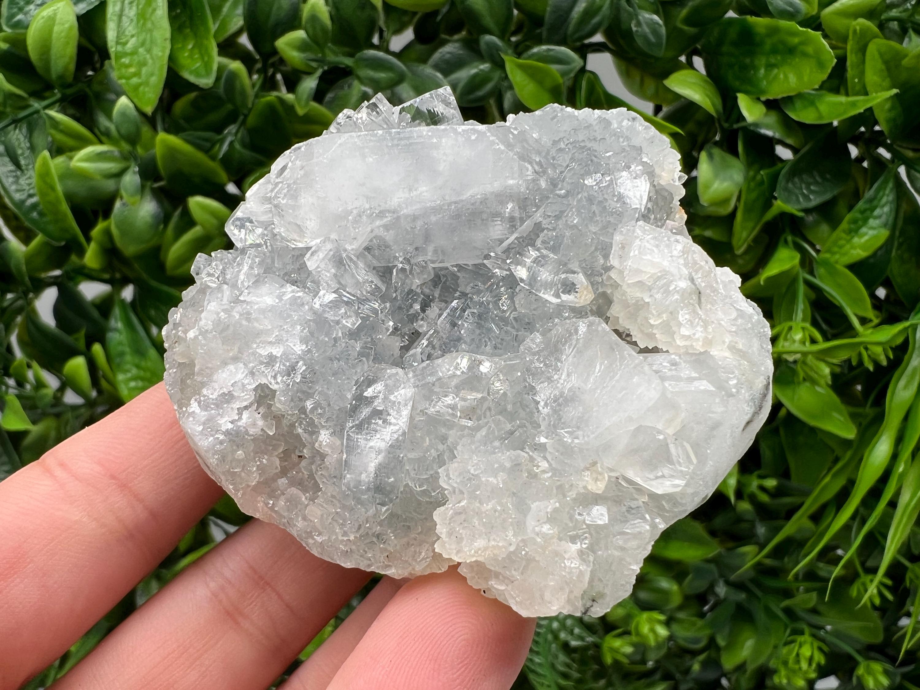 STUNNING Transparent Apophyllite on Chalcedony,natural, collection minerals specimen,India Minerals,Crystal, Stone Mineral Specimens India