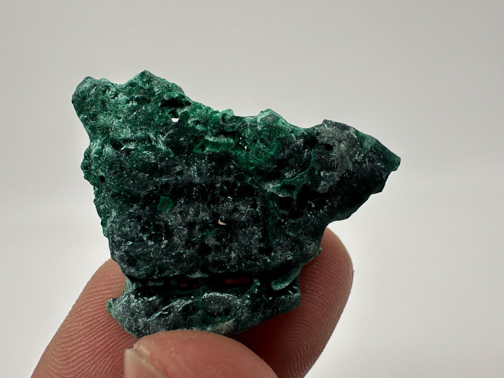 Green Polished Malachite Crystal, Congo Mineral Specimen (4/3cm)