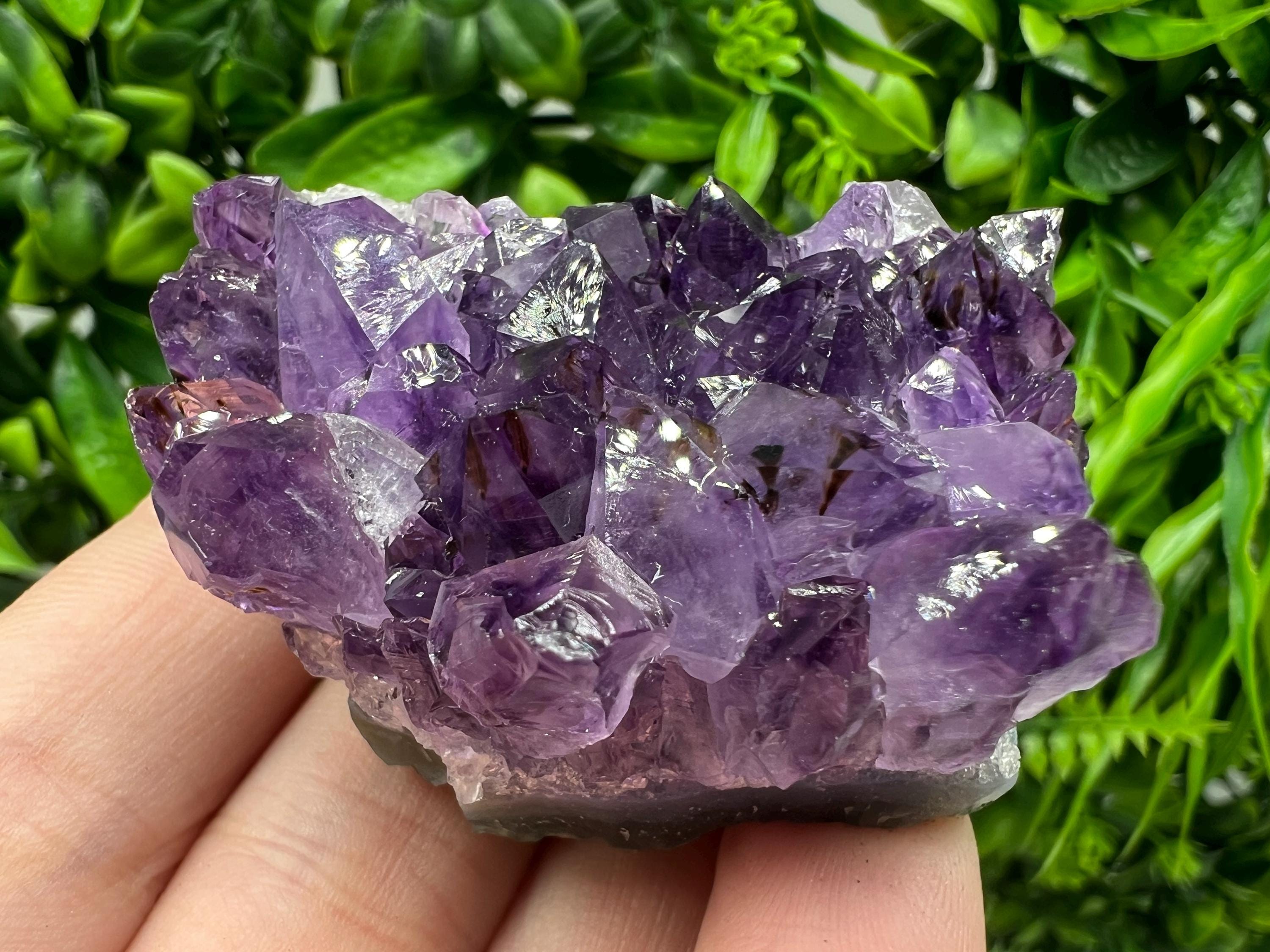 Purple Amethyst Crystal from Uruguay: Natural Energy Stone