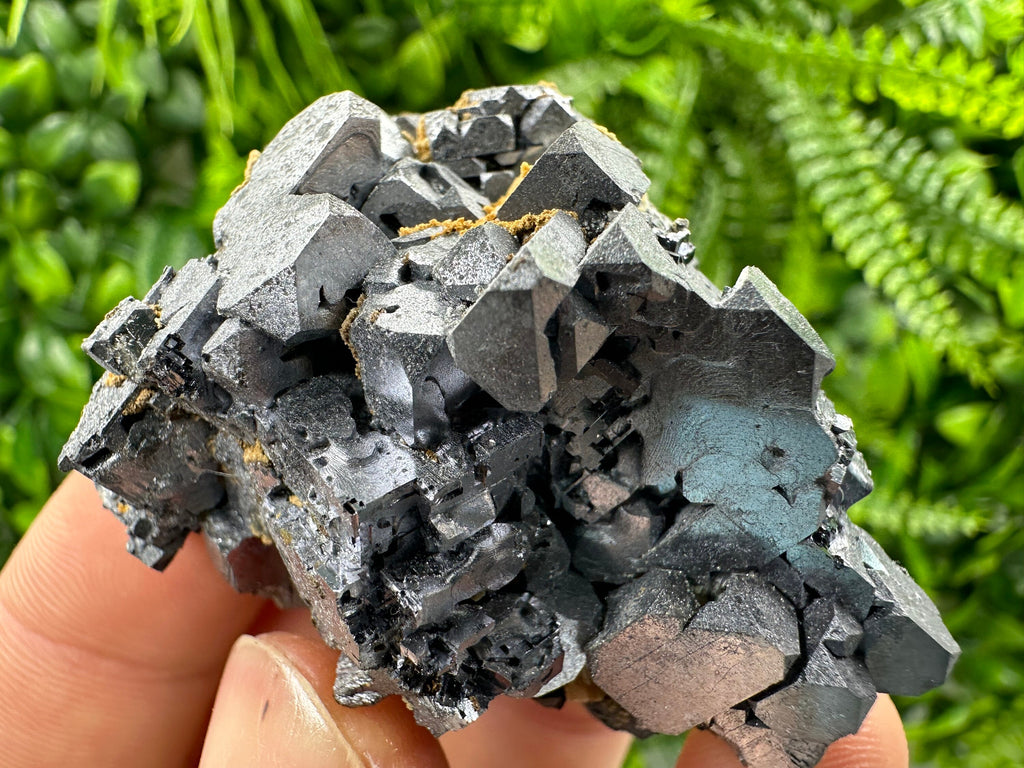 Rare Skeleton Galena Cluster: Natural Crystal Mineral Souvenir