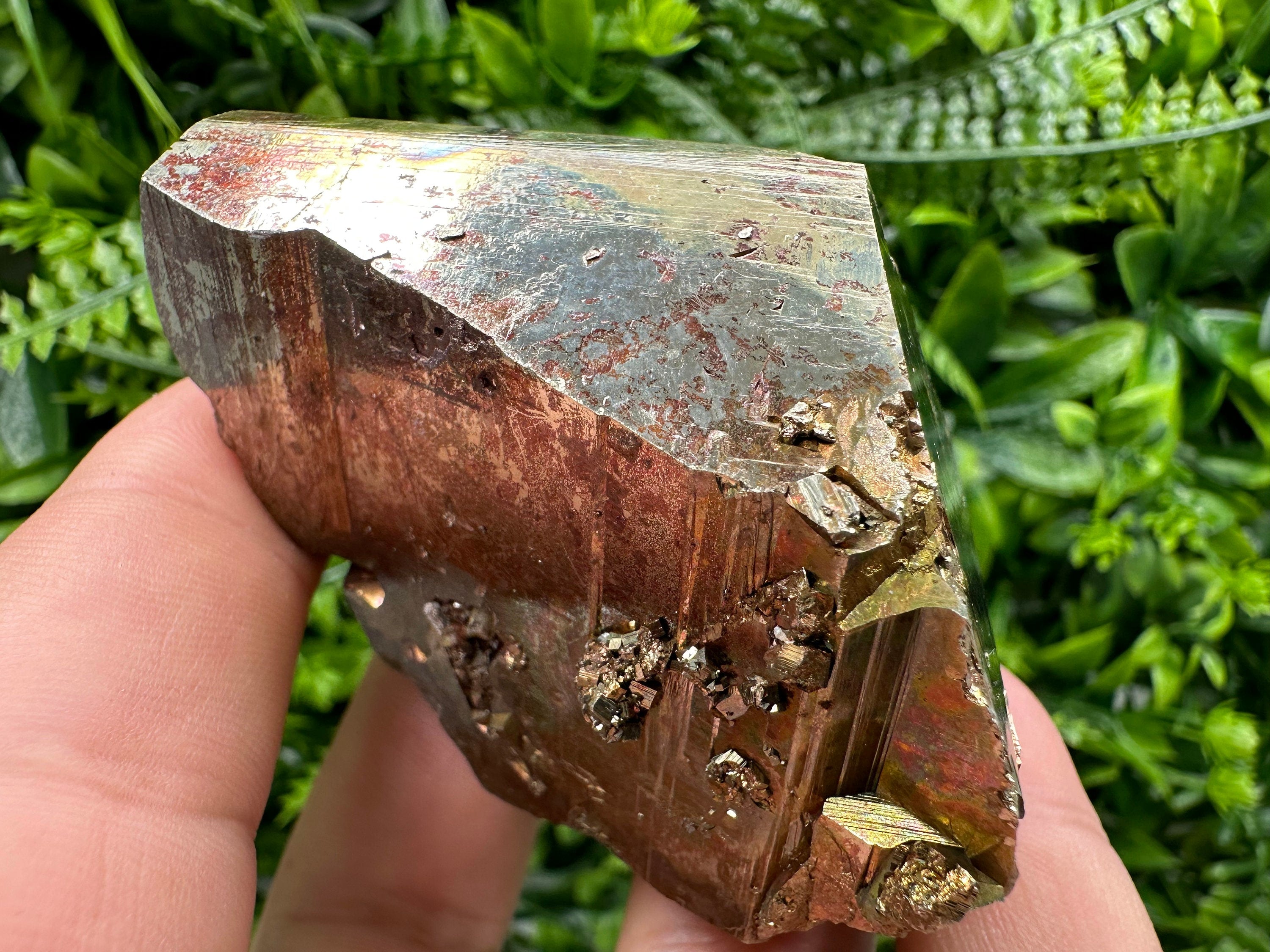 Red Hematite Pyrite Cluster, Borieva Mine, Bulgaria