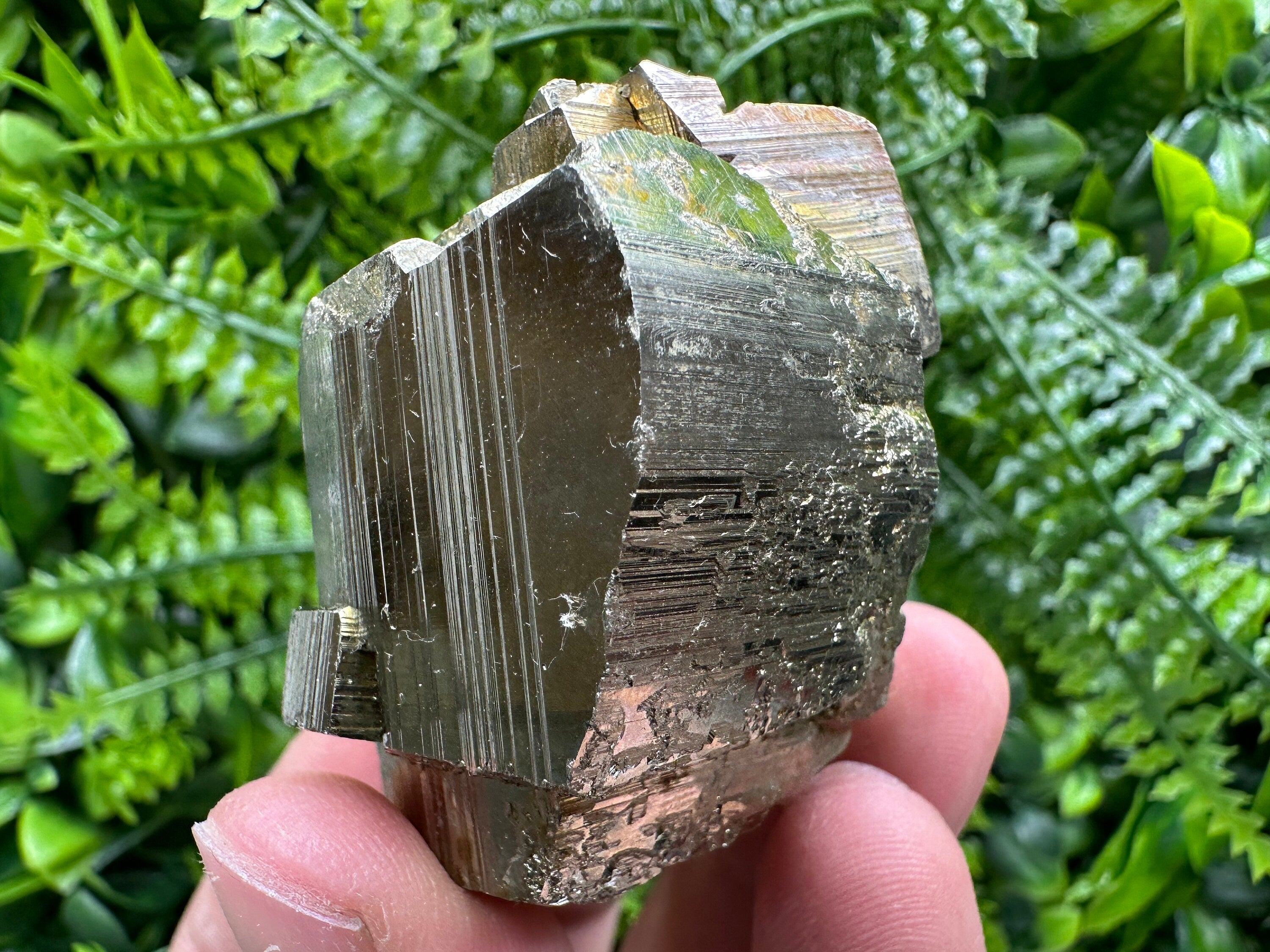 Natural Pyrite Crystal: Shiny Fool's Gold Mineral Souvenir